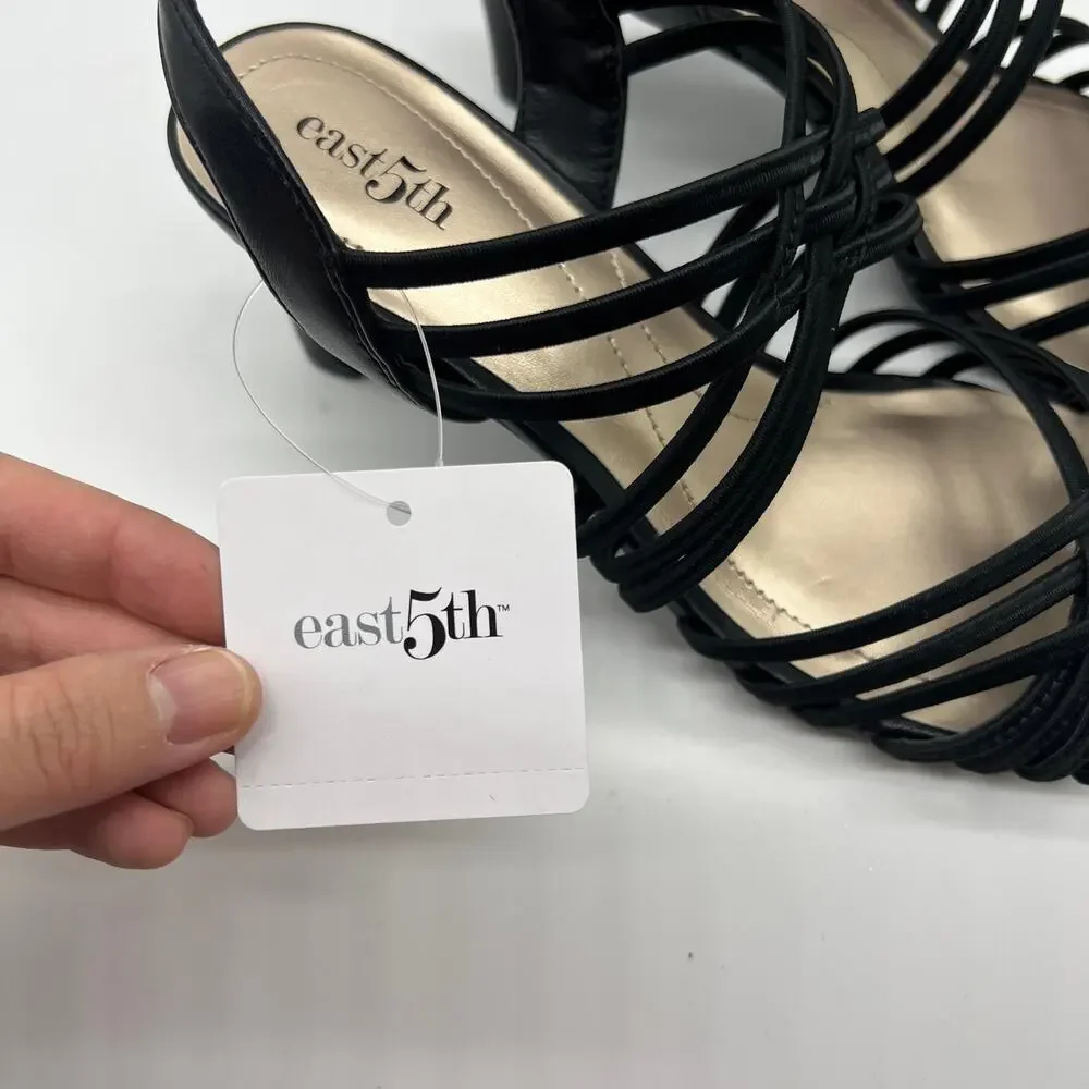 East 5th East Fifth Niko Women Shoes Heel Sandal Black Size 6.5M